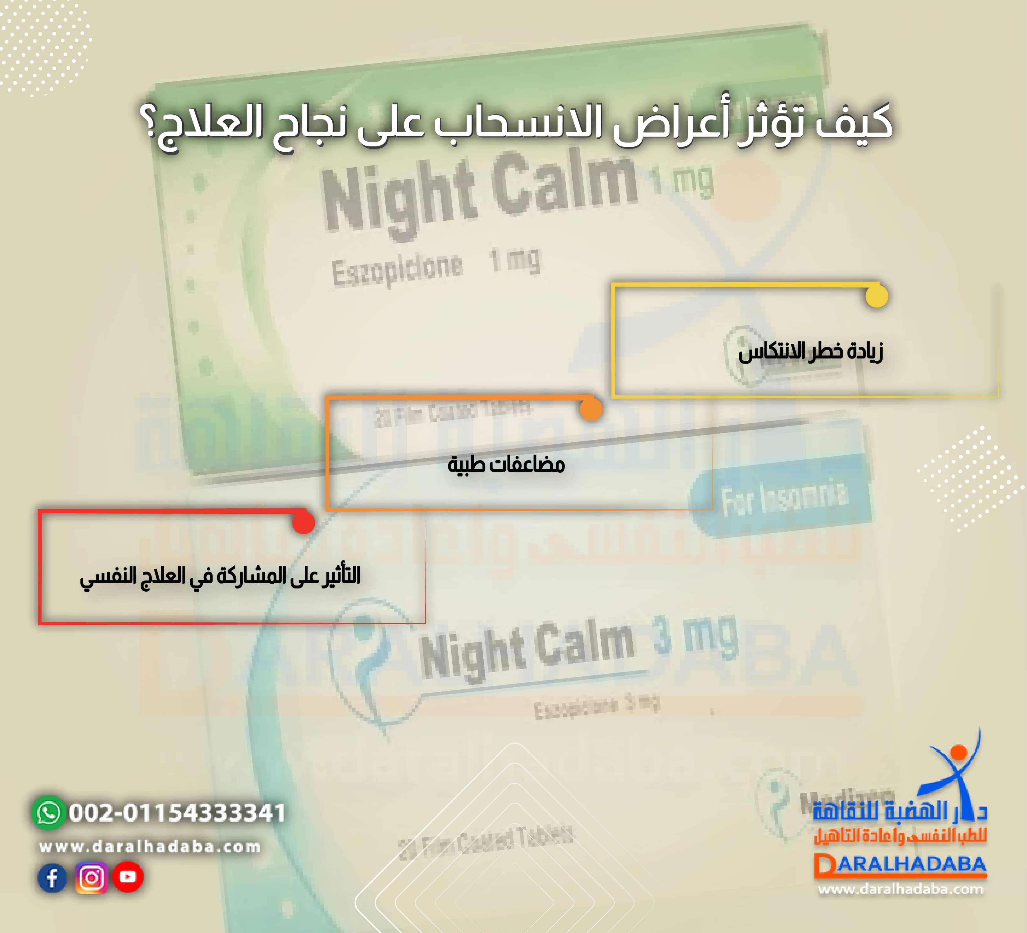 كيف تؤثر أعراض الانسحاب على نجاح العلاج؟
